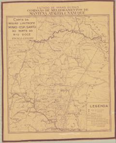 MAPA DA REGIO LIMTROFE DOS ESTADOS..